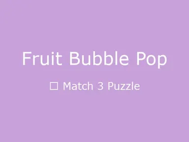 Fruit Bubble Pop