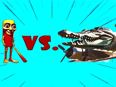 Tung Tung Tung Sahur VS Bombardino Crocodilo