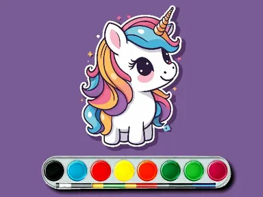 Unicorn Coloring Challenge